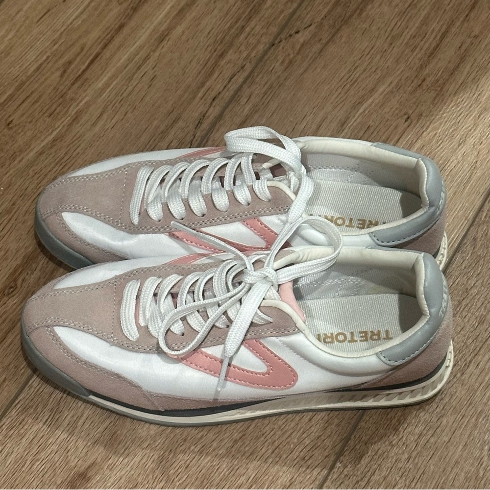 Tretorn Rawlins 2.0 White Blush Sneaker Size 6.5 - Picture 5 of 7